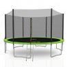 Trampoline extérieur 400 cm filet extérieur - filet de sécurité + matelas de protection + echelle - norme EU Trampoline extérieur 400 cm filet extérieur - filet de sécurité + matelas de protection + echelle - norme EU