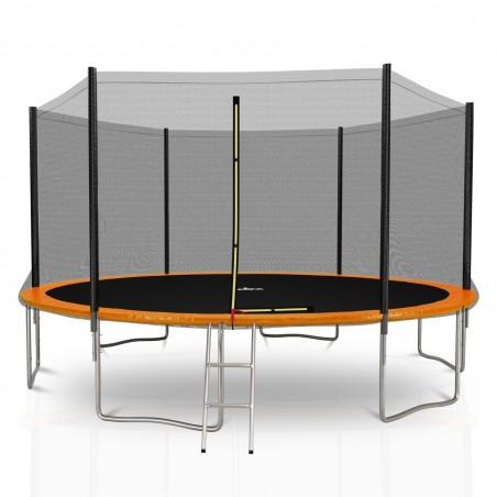 Trampoline extérieur Deluxe Jump4Fun 14Ft / ø427 cm - 6 perches