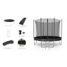 Trampoline extérieur Classique 10Ft / ø305cm KAIA SPORTS Trampoline de jardin avec Filet, mousse de protection et échelle Trampoline extérieur Classique 10Ft / ø305cm KAIA SPORTS Trampoline de jardin avec Filet, mousse de protection et échelle