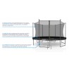 Trampoline extérieur Classique 10Ft / ø305cm KAIA SPORTS Trampoline de jardin avec Filet, mousse de protection et échelle Trampoline extérieur Classique 10Ft / ø305cm KAIA SPORTS Trampoline de jardin avec Filet, mousse de protection et échelle