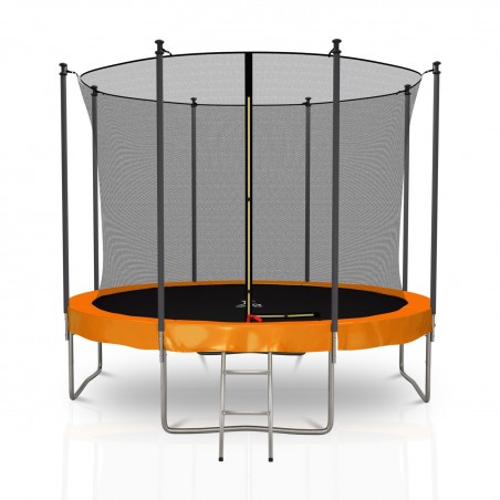 Trampoline extérieur Classique 10Ft / ø305cm KAIA SPORTS Trampoline de jardin avec Filet, mousse de protection et échelle