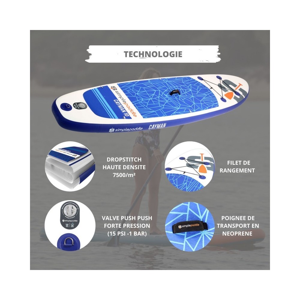 CAYMAN 10'0 PACK STAND UP PADDLE