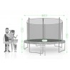 Trampoline extérieur Classique 12Ft / ø366cm KAIA SPORTS Trampoline de jardin avec Filet, mousse de protection et échelle Trampoline extérieur Classique 12Ft / ø366cm KAIA SPORTS Trampoline de jardin avec Filet, mousse de protection et échelle