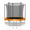 Trampoline extérieur Classique 8Ft / ø244cm KAIA SPORTS Trampoline de jardin avec Filet, mousse de protection et échelle Trampoline extérieur Classique 8Ft / ø244cm KAIA SPORTS Trampoline de jardin avec Filet, mousse de protection et échelle
