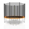 Trampoline extérieur Deluxe 10Ft / ø305cm KAIA SPORTS Trampoline de jardin avec Filet, mousse de protection et échelle Trampoline extérieur Deluxe 10Ft / ø305cm KAIA SPORTS Trampoline de jardin avec Filet, mousse de protection et échelle