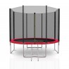 Trampoline extérieur Deluxe 10Ft / ø305cm KAIA SPORTS Trampoline de jardin avec Filet, mousse de protection et échelle Trampoline extérieur Deluxe 10Ft / ø305cm KAIA SPORTS Trampoline de jardin avec Filet, mousse de protection et échelle