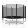Trampoline extérieur Deluxe 12Ft / ø366cm 10perches KAIA SPORTS Trampoline de jardin avec Filet intérieur de sécurité Trampoline extérieur Deluxe 12Ft / ø366cm 10perches KAIA SPORTS Trampoline de jardin avec Filet intérieur de sécurité