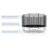 Trampoline extérieur Deluxe 12Ft / ø366cm 10perches KAIA SPORTS Trampoline de jardin avec Filet intérieur de sécurité Trampoline extérieur Deluxe 12Ft / ø366cm 10perches KAIA SPORTS Trampoline de jardin avec Filet intérieur de sécurité