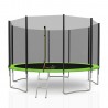 Trampoline extérieur Deluxe 12Ft / ø366cm 10perches KAIA SPORTS Trampoline de jardin avec Filet intérieur de sécurité Trampoline extérieur Deluxe 12Ft / ø366cm 10perches KAIA SPORTS Trampoline de jardin avec Filet intérieur de sécurité