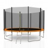 Trampoline extérieur Deluxe 12Ft / ø366cm 10perches KAIA SPORTS Trampoline de jardin avec Filet intérieur de sécurité Trampoline extérieur Deluxe 12Ft / ø366cm 10perches KAIA SPORTS Trampoline de jardin avec Filet intérieur de sécurité