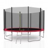 Trampoline extérieur Deluxe 12Ft / ø366cm 10perches KAIA SPORTS Trampoline de jardin avec Filet intérieur de sécurité Trampoline extérieur Deluxe 12Ft / ø366cm 10perches KAIA SPORTS Trampoline de jardin avec Filet intérieur de sécurité
