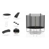 Trampoline extérieur Deluxe 8Ft / ø244cm KAIA SPORTS Trampoline de jardin avec Filet, mousse de protection et échelle Trampoline extérieur Deluxe 8Ft / ø244cm KAIA SPORTS Trampoline de jardin avec Filet, mousse de protection et échelle