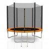 Trampoline extérieur Deluxe 8Ft / ø244cm KAIA SPORTS Trampoline de jardin avec Filet, mousse de protection et échelle Trampoline extérieur Deluxe 8Ft / ø244cm KAIA SPORTS Trampoline de jardin avec Filet, mousse de protection et échelle