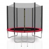 Trampoline extérieur Deluxe 8Ft / ø244cm KAIA SPORTS Trampoline de jardin avec Filet, mousse de protection et échelle Trampoline extérieur Deluxe 8Ft / ø244cm KAIA SPORTS Trampoline de jardin avec Filet, mousse de protection et échelle
