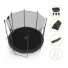 Trampoline de Jardin avec Filet Exterieur, diamètre 10 Ft / 305 cm - 8 perches, Orange Trampoline de Jardin avec Filet Exterieur, diamètre 10 Ft / 305 cm - 8 perches, Orange