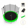 Trampoline de Jardin avec Filet Exterieur, diamètre 10 Ft / 305 cm - 8 perches, Orange Trampoline de Jardin avec Filet Exterieur, diamètre 10 Ft / 305 cm - 8 perches, Orange