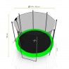 Trampoline de Jardin avec Filet Exterieur, diamètre 10 Ft / 305 cm - 8 perches, Orange Trampoline de Jardin avec Filet Exterieur, diamètre 10 Ft / 305 cm - 8 perches, Orange