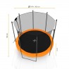 Trampoline de Jardin avec Filet Exterieur, diamètre 10 Ft / 305 cm - 8 perches, Orange Trampoline de Jardin avec Filet Exterieur, diamètre 10 Ft / 305 cm - 8 perches, Orange