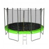 Trampoline de Jardin TUV avec Filet intérieur, diamètre 14 Ft / 427 cm - 12 perches - Couleur au choix Trampoline de Jardin TUV avec Filet intérieur, diamètre 14 Ft / 427 cm - 12 perches - Couleur au choix
