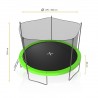 Trampoline de Jardin avec Filet intérieur, diamètre 12 FT / 366cm - 5 perches - TUV Trampoline de Jardin avec Filet intérieur, diamètre 12 FT / 366cm - 5 perches - TUV