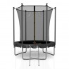 Trampoline de Jardin, Ø diamètre 6FT / 185cm avec Filet intérieur de sécurité, Echelle et Mousse de protection - 6 perches Trampoline de Jardin, Ø diamètre 6FT / 185cm avec Filet intérieur de sécurité, Echelle et Mousse de protection - 6 perches