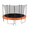 Trampoline de Jardin avec Filet intérieur de sécurité, Echelle et Mousse de protection, Ø diamètre 13 FT 400 cm - 6 perches Trampoline de Jardin avec Filet intérieur de sécurité, Echelle et Mousse de protection, Ø diamètre 13 FT 400 cm - 6 perches