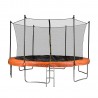 Trampoline de Jardin avec Filet intérieur de sécurité, Echelle et Mousse de protection, Ø diamètre 13 FT 400 cm - 6 perches Trampoline de Jardin avec Filet intérieur de sécurité, Echelle et Mousse de protection, Ø diamètre 13 FT 400 cm - 6 perches