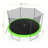Trampoline de Jardin TUV avec Filet intérieur, diamètre 14 Ft / 427cm - 6 perches Trampoline de Jardin TUV avec Filet intérieur, diamètre 14 Ft / 427cm - 6 perches