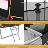 Trampoline de Jardin avec Filet intérieur, diamètre 8 Ft / 244cm - 6 perches Trampoline de Jardin avec Filet intérieur, diamètre 8 Ft / 244cm - 6 perches