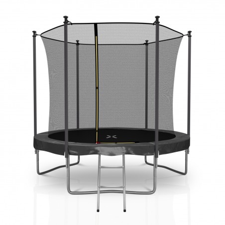 Trampoline de Jardin avec Filet intérieur, diamètre 8 Ft / 244cm - 6 perches