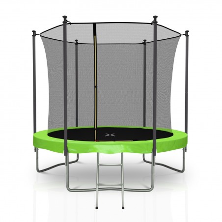 Trampoline de Jardin avec Filet intérieur, diamètre 8 Ft / 244cm - 6 perches