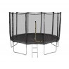 Trampoline de Jardin, diamètre 12FT / 366 cm avec Filet Exterieur - 10 perches Trampoline de Jardin, diamètre 12FT / 366 cm avec Filet Exterieur - 10 perches