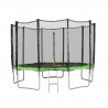 Trampoline de Jardin, diamètre 12FT / 366 cm avec Filet Exterieur - 10 perches Trampoline de Jardin, diamètre 12FT / 366 cm avec Filet Exterieur - 10 perches
