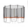 Trampoline de Jardin, diamètre 12FT / 366 cm avec Filet Exterieur - 10 perches Trampoline de Jardin, diamètre 12FT / 366 cm avec Filet Exterieur - 10 perches