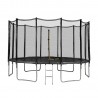 Trampoline de Jardin TUV avec Filet extérieur, Echelle et mousse de protection, Ø diamètre 13 Ft / 400 cm - 12 perches Trampoline de Jardin TUV avec Filet extérieur, Echelle et mousse de protection, Ø diamètre 13 Ft / 400 cm - 12 perches