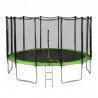 Trampoline de Jardin TUV avec Filet extérieur, Echelle et mousse de protection, Ø diamètre 13 Ft / 400 cm - 12 perches Trampoline de Jardin TUV avec Filet extérieur, Echelle et mousse de protection, Ø diamètre 13 Ft / 400 cm - 12 perches