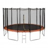 Trampoline de Jardin TUV avec Filet extérieur, Echelle et mousse de protection, Ø diamètre 13 Ft / 400 cm - 12 perches Trampoline de Jardin TUV avec Filet extérieur, Echelle et mousse de protection, Ø diamètre 13 Ft / 400 cm - 12 perches