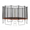 Trampoline de Jardin TUV avec Filet extérieur, Echelle et mousse de protection, Ø diamètre 13 Ft / 400 cm - 12 perches Trampoline de Jardin TUV avec Filet extérieur, Echelle et mousse de protection, Ø diamètre 13 Ft / 400 cm - 12 perches