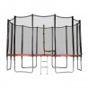 Trampoline de Jardin TUV avec Filet extérieur, Echelle et mousse de protection, Ø diamètre 13 Ft / 400 cm - 12 perches Trampoline de Jardin TUV avec Filet extérieur, Echelle et mousse de protection, Ø diamètre 13 Ft / 400 cm - 12 perches