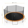 Trampoline de Jardin TUV avec Filet Exterieur, diamètre 14 Ft / 427cm - 6 perches