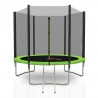 Trampoline de Jardin avec Filet Exterieur, diamètre 8 Ft / 244cm - 6 perches