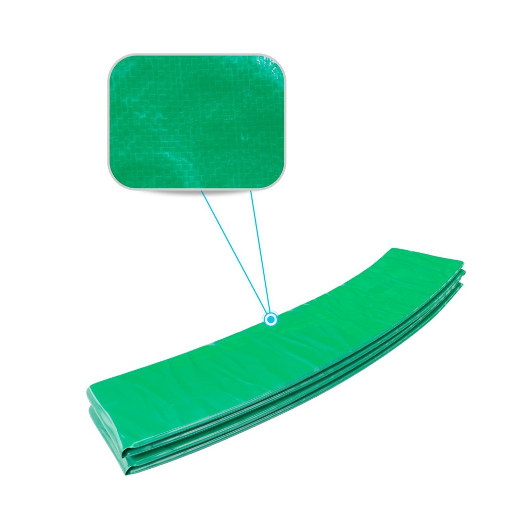 Coussin de protection des ressorts pour Trampoline 10Ft / 305 cm- Vert - PE