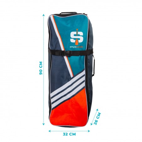 Stand up Paddle Gonflable 8'8, SLADE SIMPLE PADDLE 8'8 30'' 5'' (264x76x13cm) avec Pagaie, Leash, Pompe et Sac de Transport