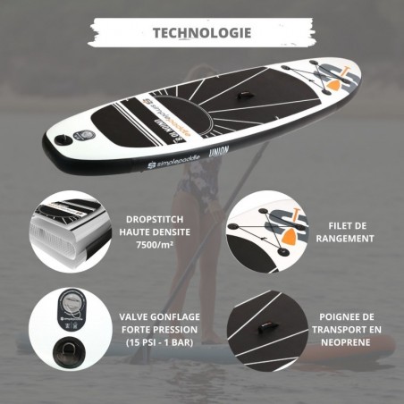 UNION 10'8 PACK STAND UP PADDLE