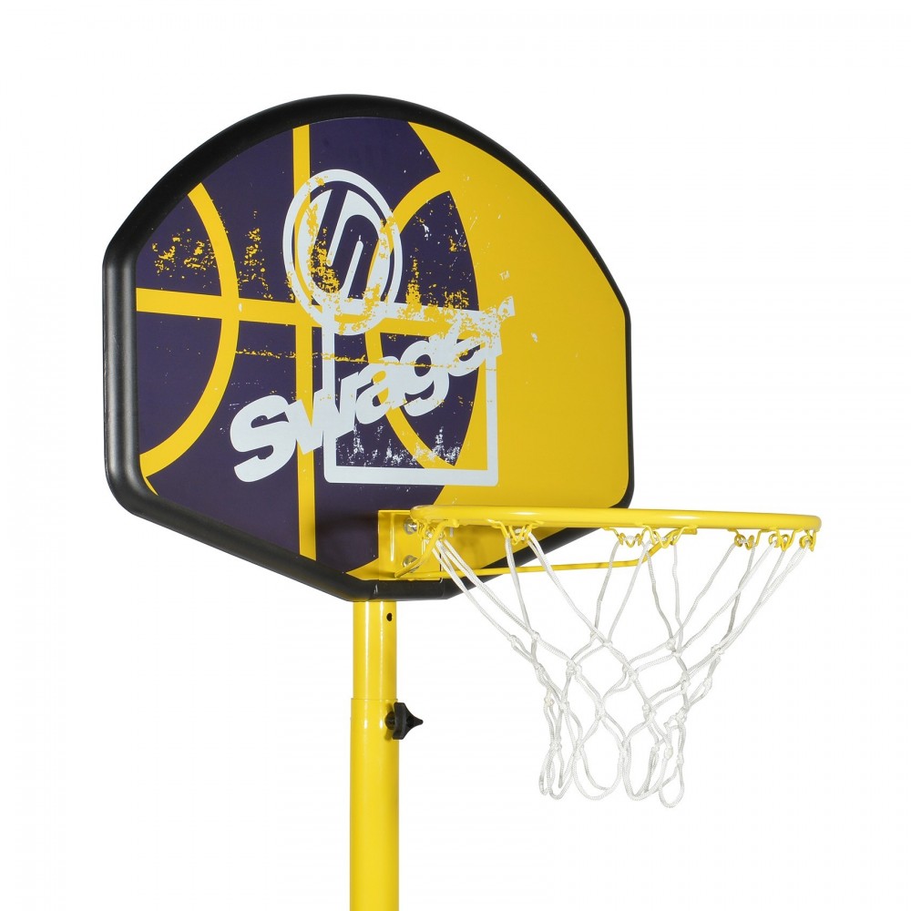 Panier de Basketball sur Pied Mobile "The Black Mamba" Hauteur Réglable de 1.65m à 2.20m