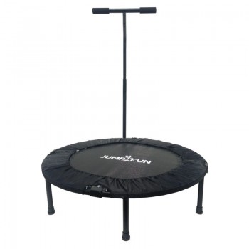 Trampoline fitness pliable 90 cm poignée réglable en hauteur en forme de T