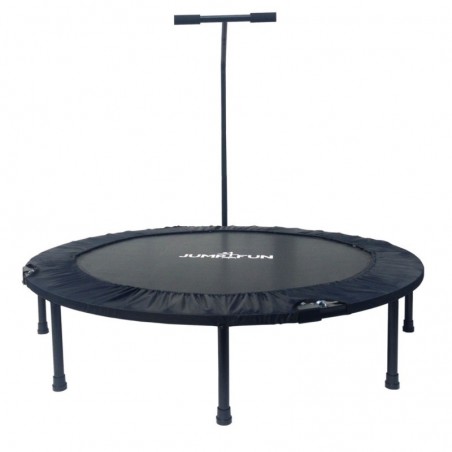 Trampoline fitness pliable 120 cm poignée réglable en hauteur en forme de T