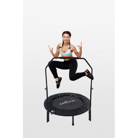 Mini Trampoline Fitness Jump4fun Pliable Double-Bar - Ø122cm