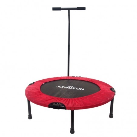 Trampoline fitness pliable 90 cm poignée réglable en hauteur en forme de T