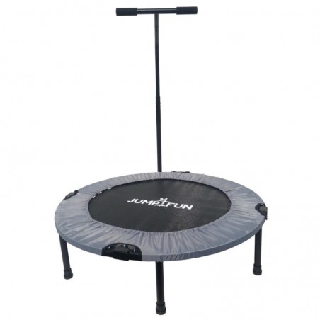 Trampoline fitness pliable 90 cm poignée réglable en hauteur en forme de T